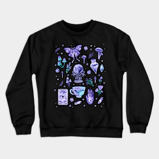 Purple Witch Crewneck Sweatshirt